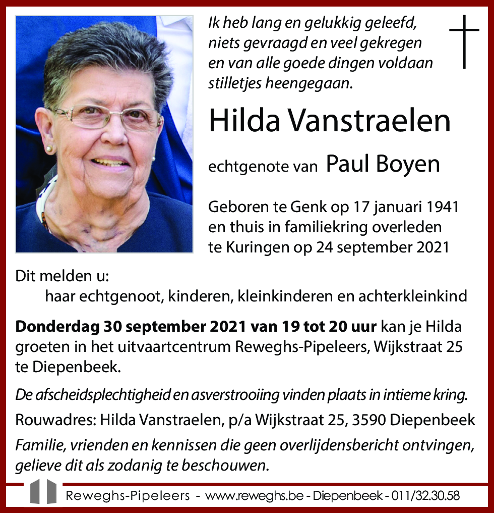 Hilda Vanstraelen