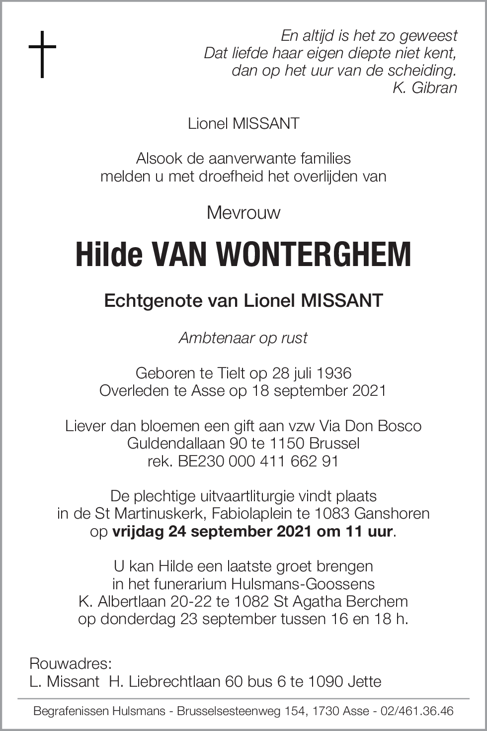 Hilde Van Wonterghem