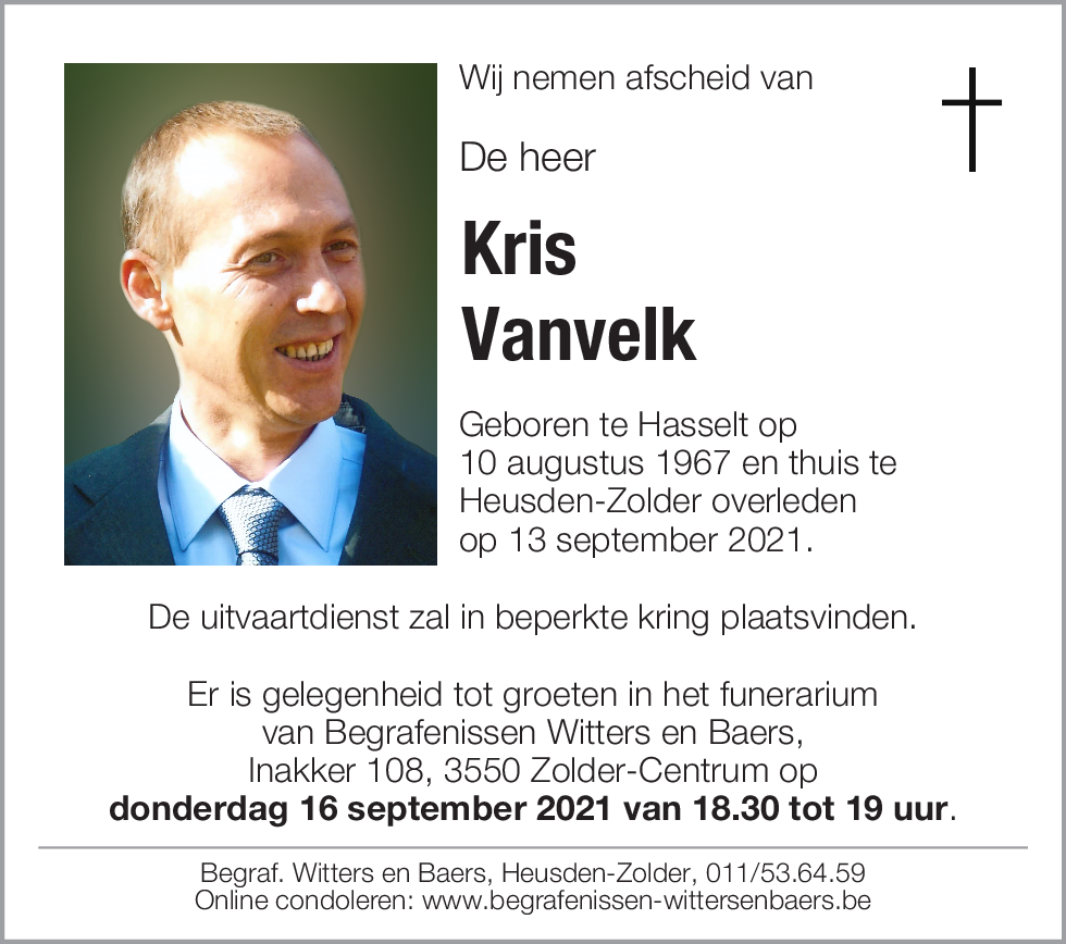 Kris Vanvelk