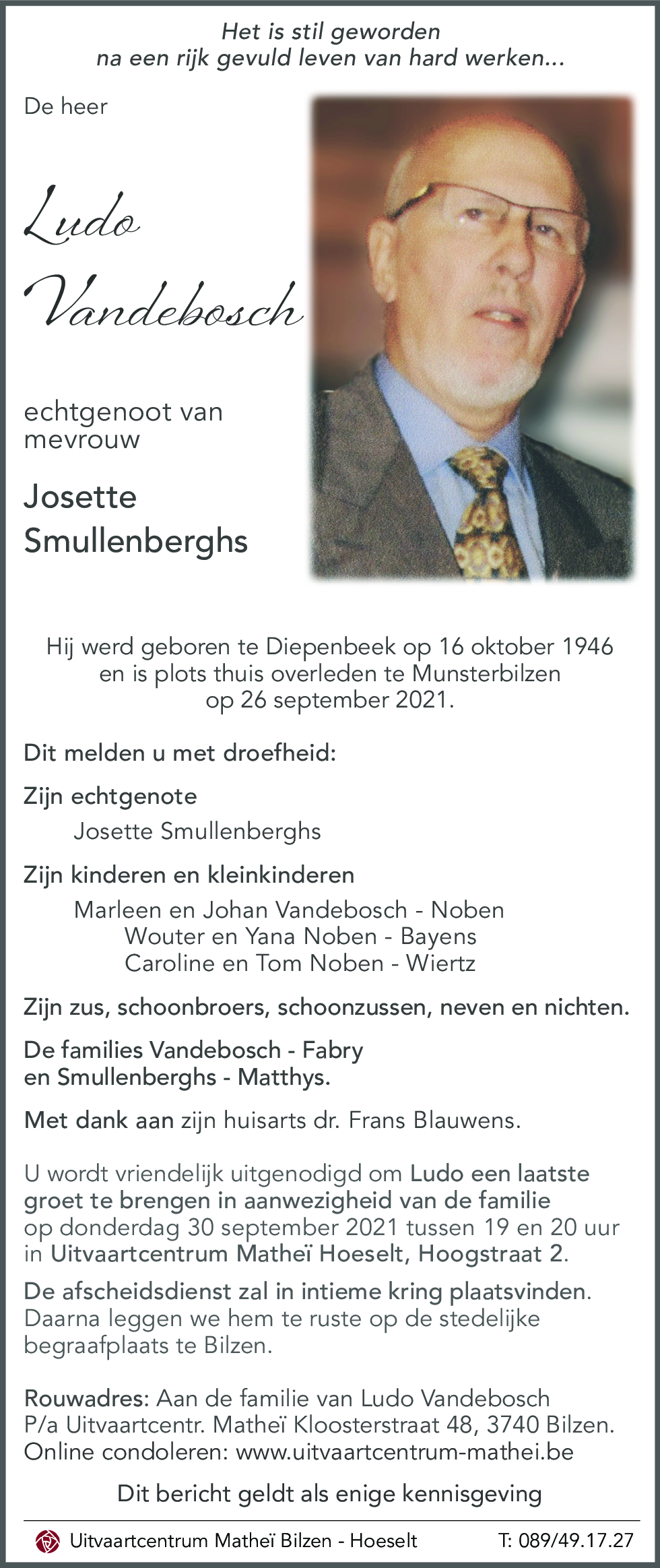 Ludo VANDEBOSCH