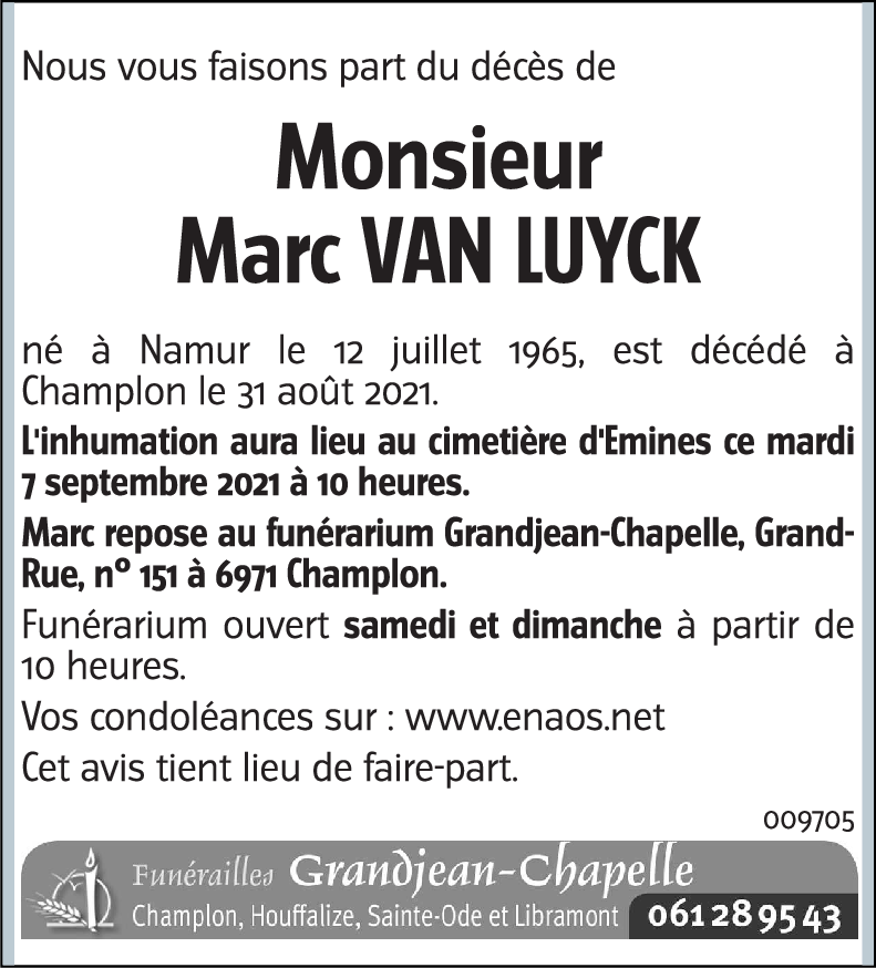 Marc VAN LUYCK
