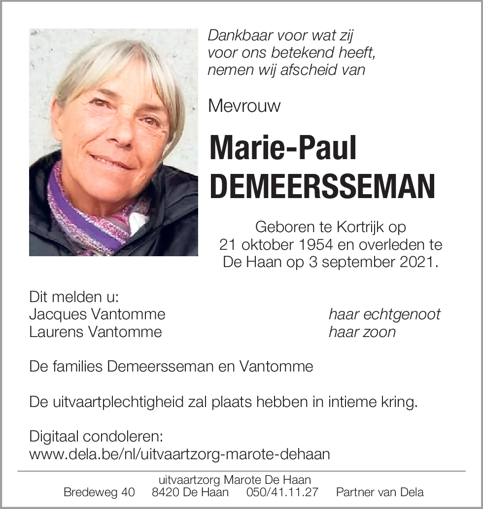 Marie-Paul Demeersseman