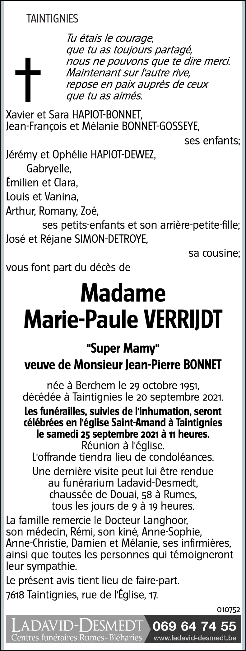 Marie-Paule VERRIJDT