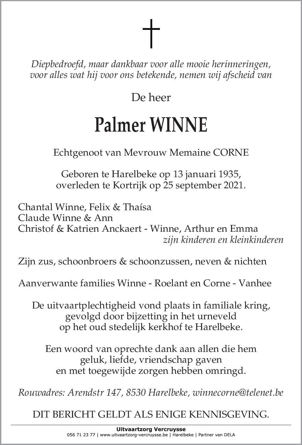 Palmer Winne