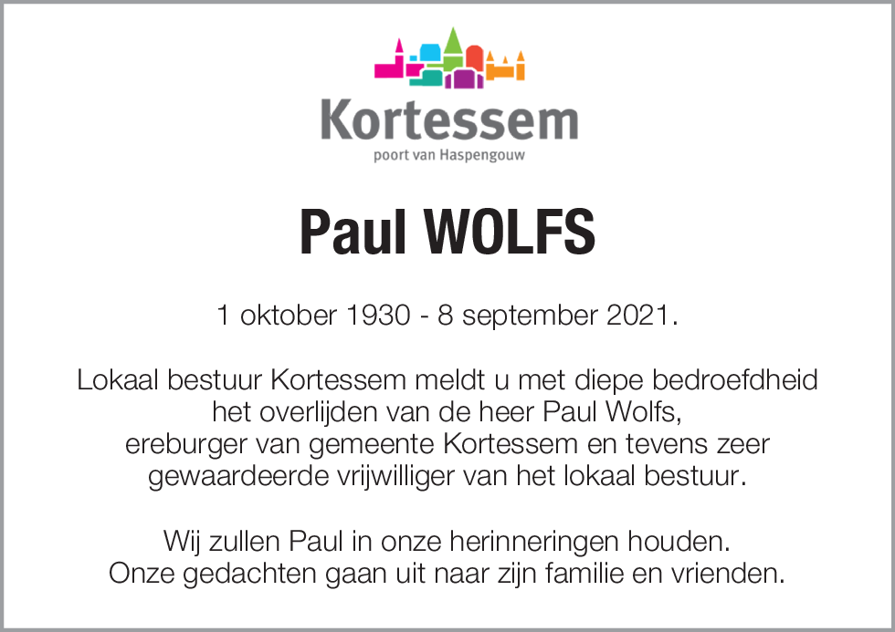 Paul Wolfs