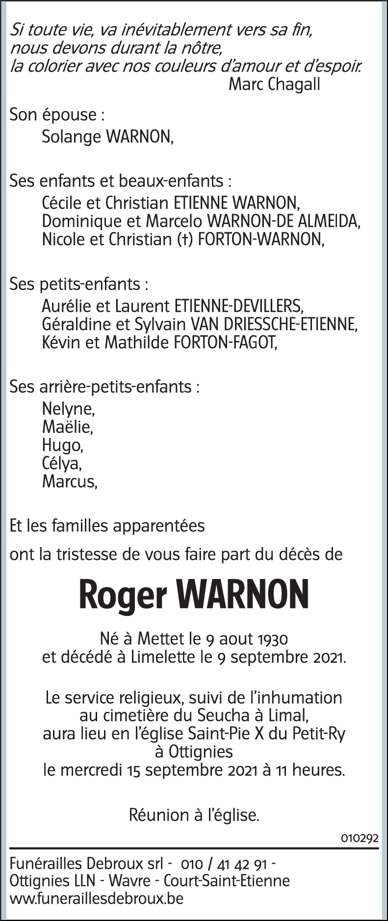 Roger Warnon