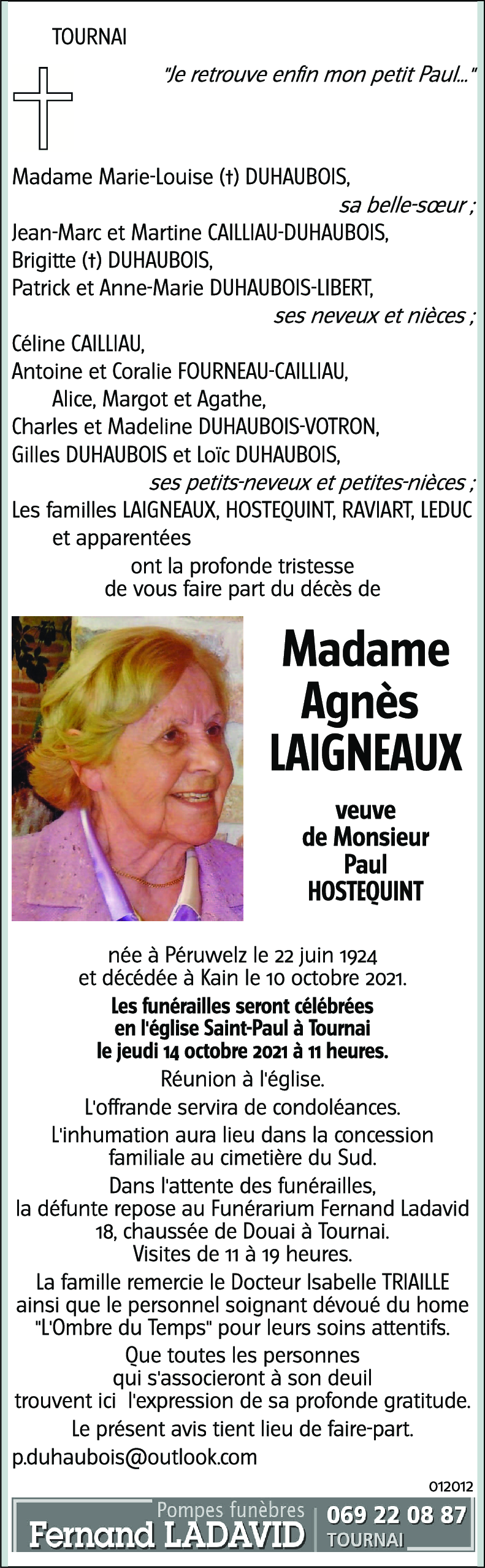 Agnès LAIGNEAUX