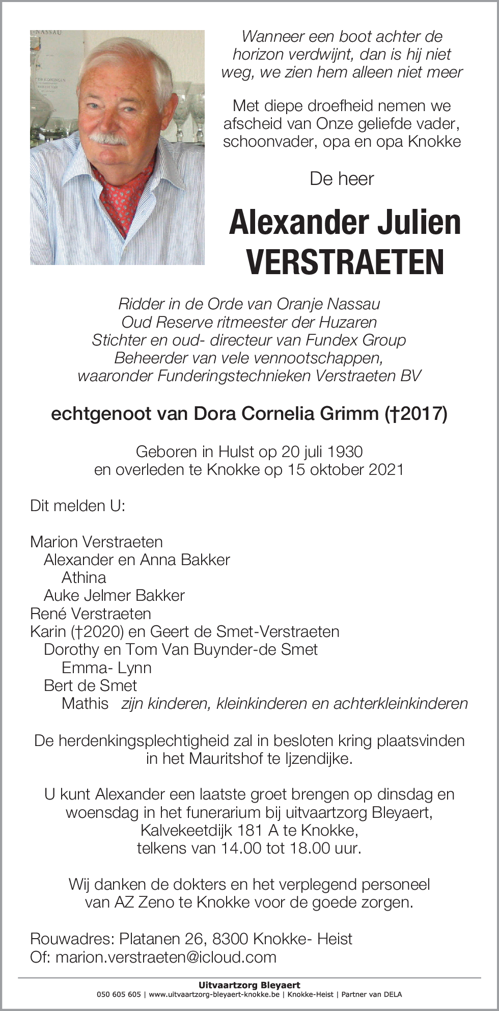 Alexander Julien Verstraeten