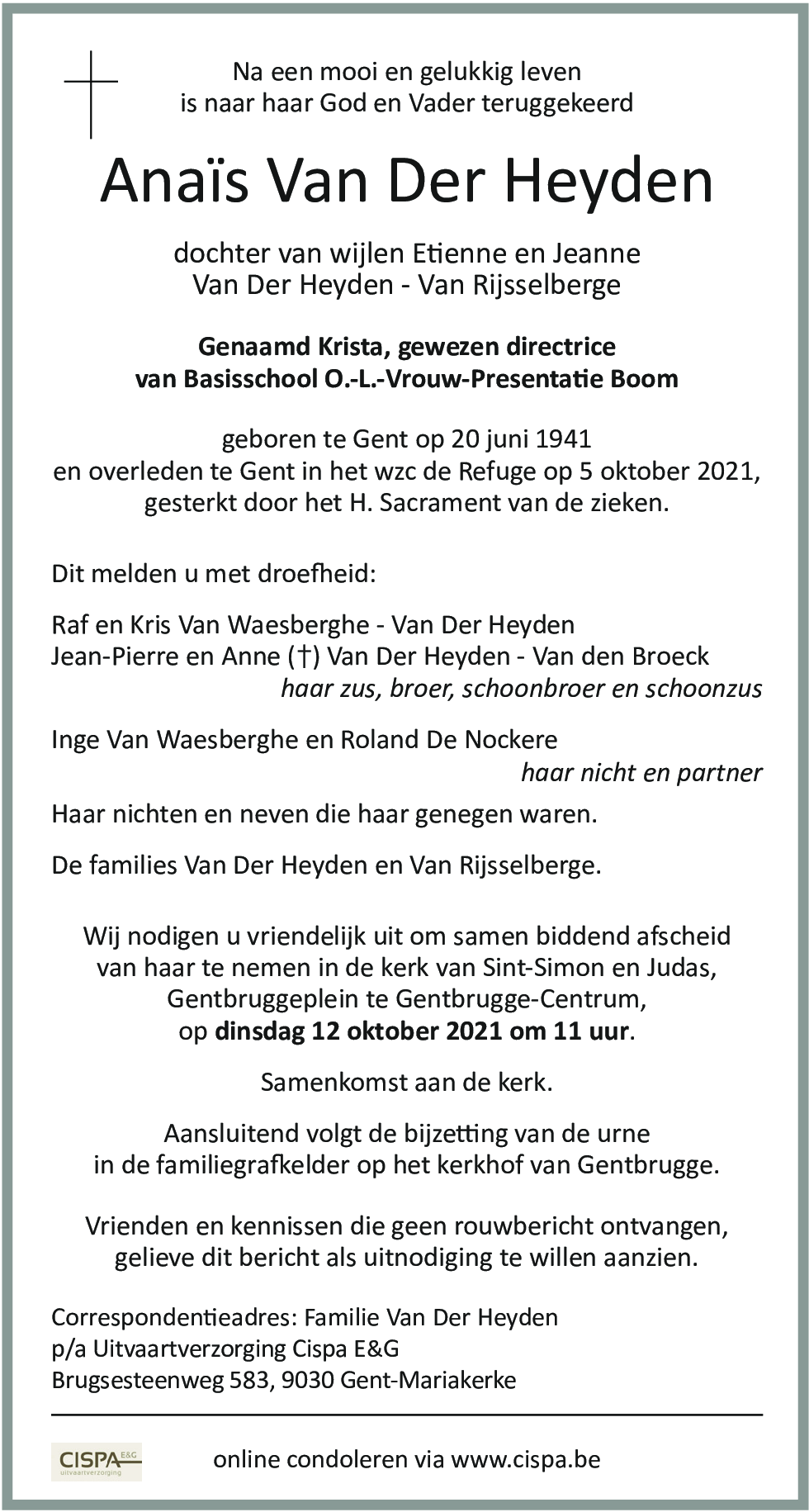 Anaïs Van Der Heyden