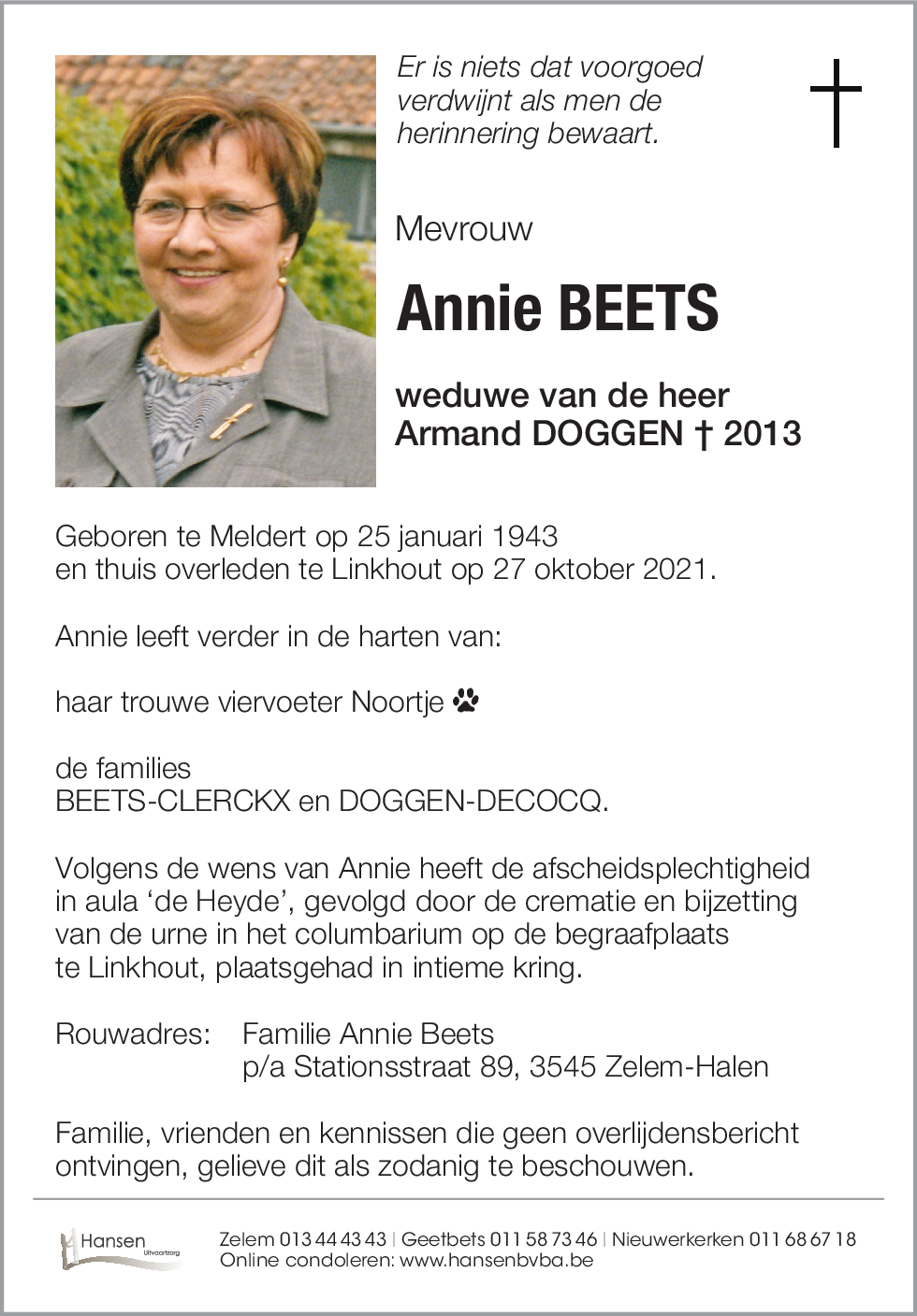 Annie BEETS