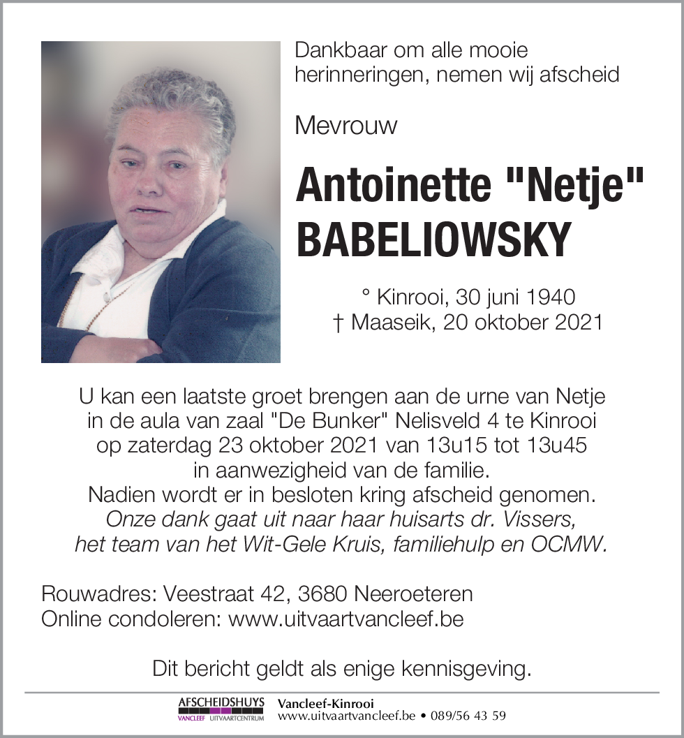 Antoinette Babeliowsky