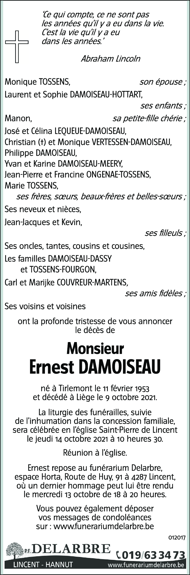 DAMOISEAU Ernest
