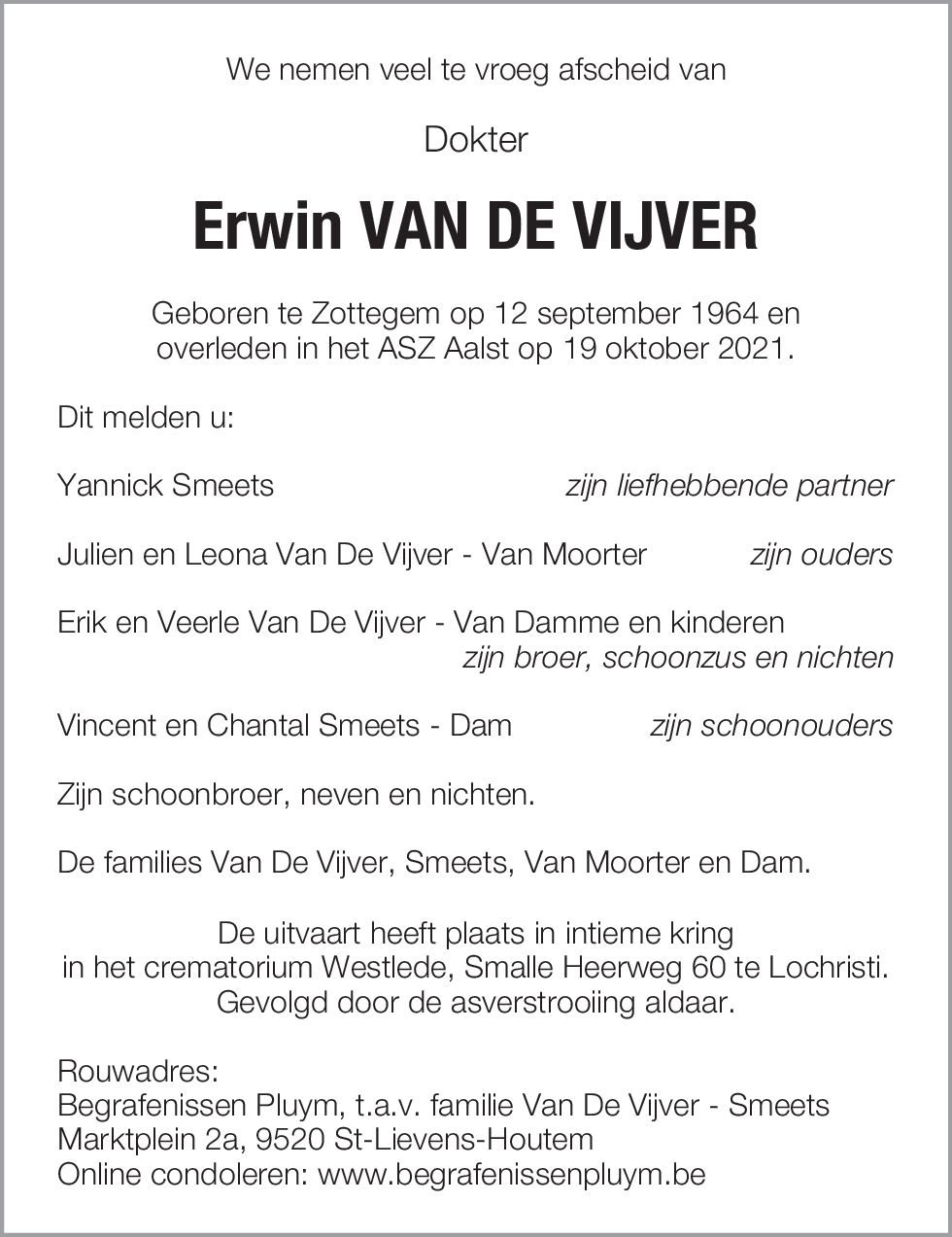 Erwin Van De Vijver