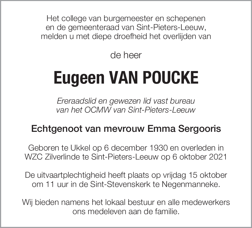 Eugeen Van Poucke