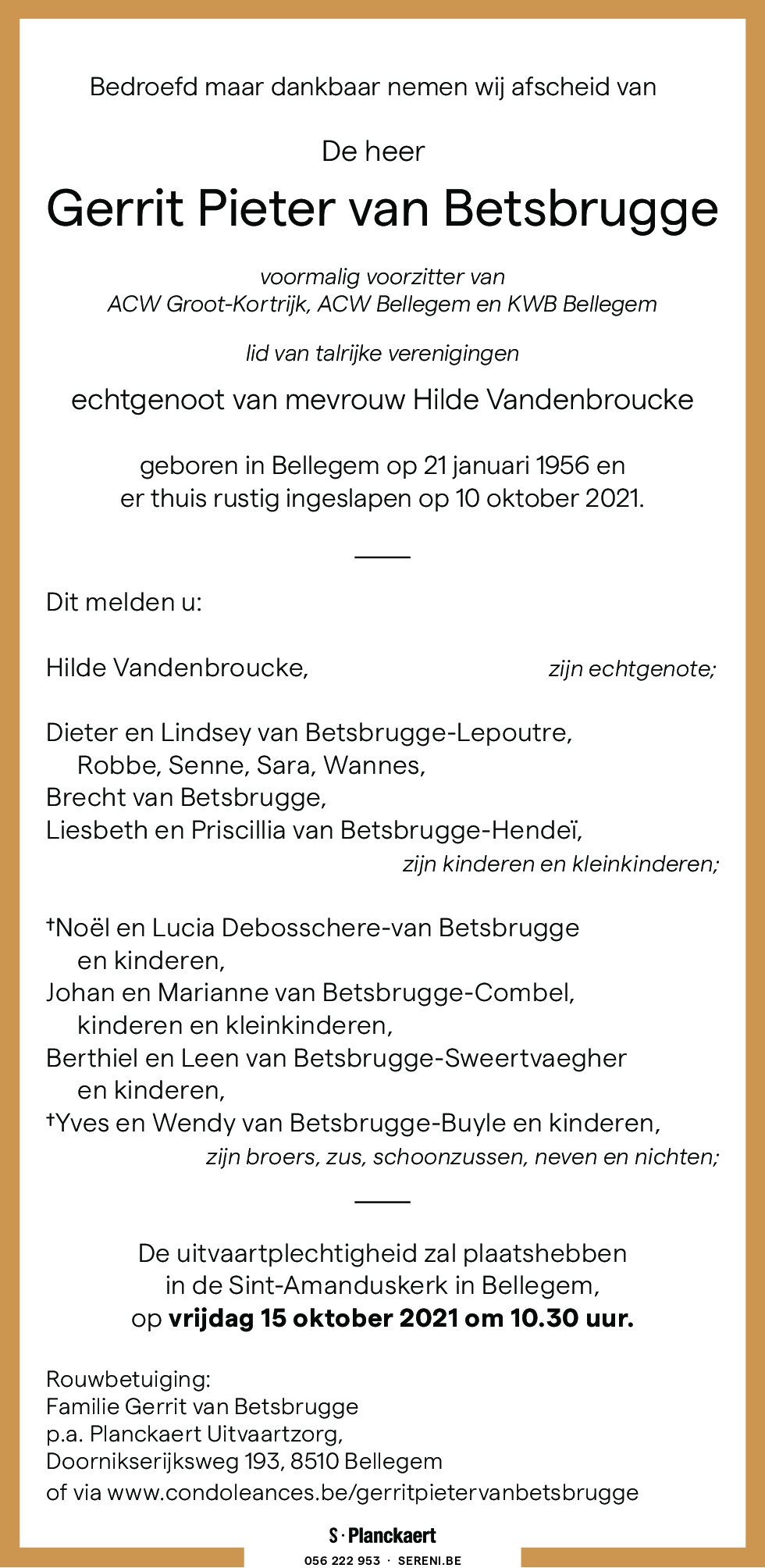 Gerrit Pieter van Betsbrugge