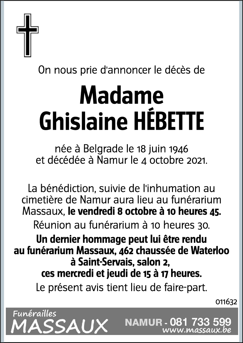 Ghislaine HÉBETTE