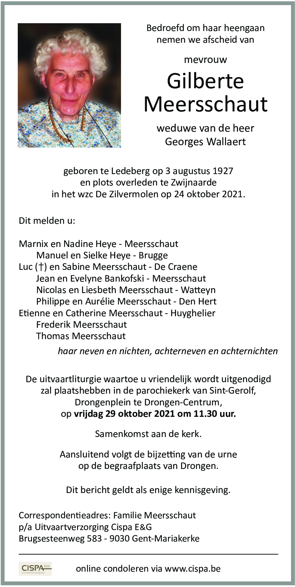 Gilberte Meersschaut