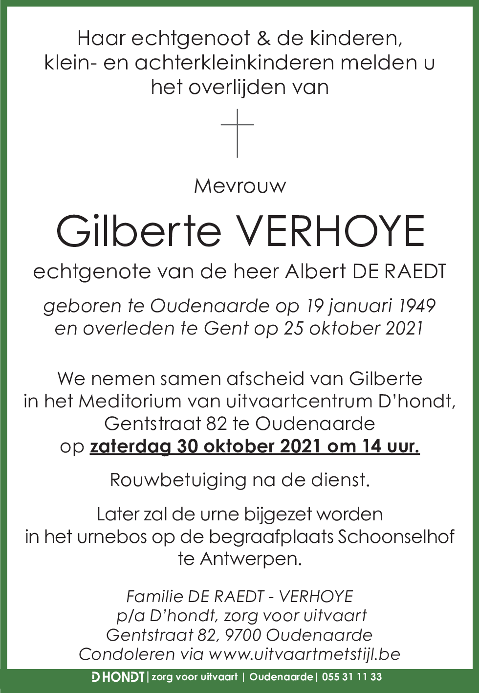 Gilberte Verhoye