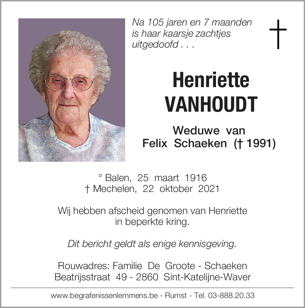Henriette Vanhoudt