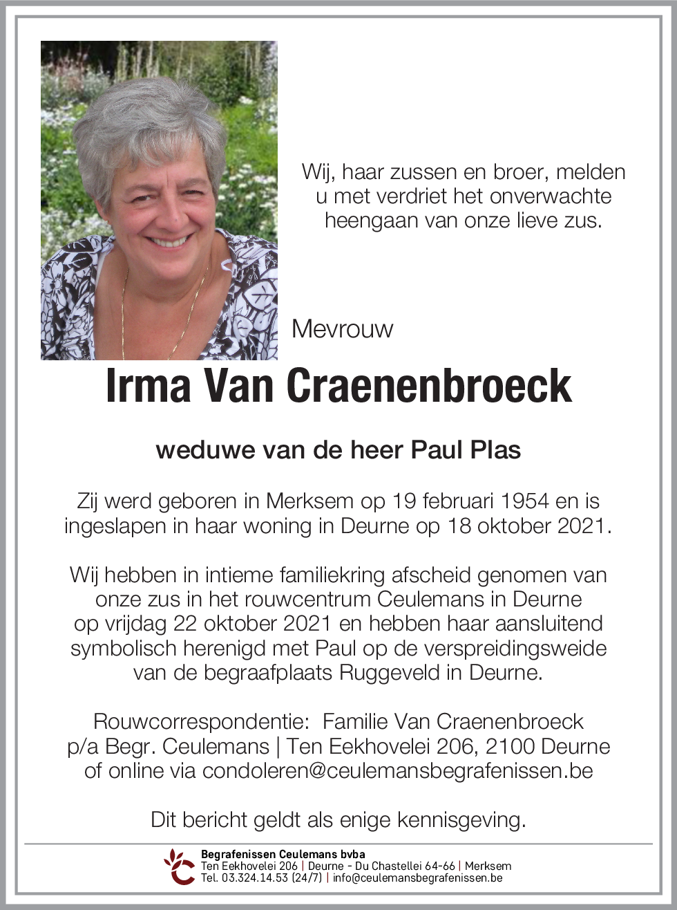 Irma Van Craenenbroeck
