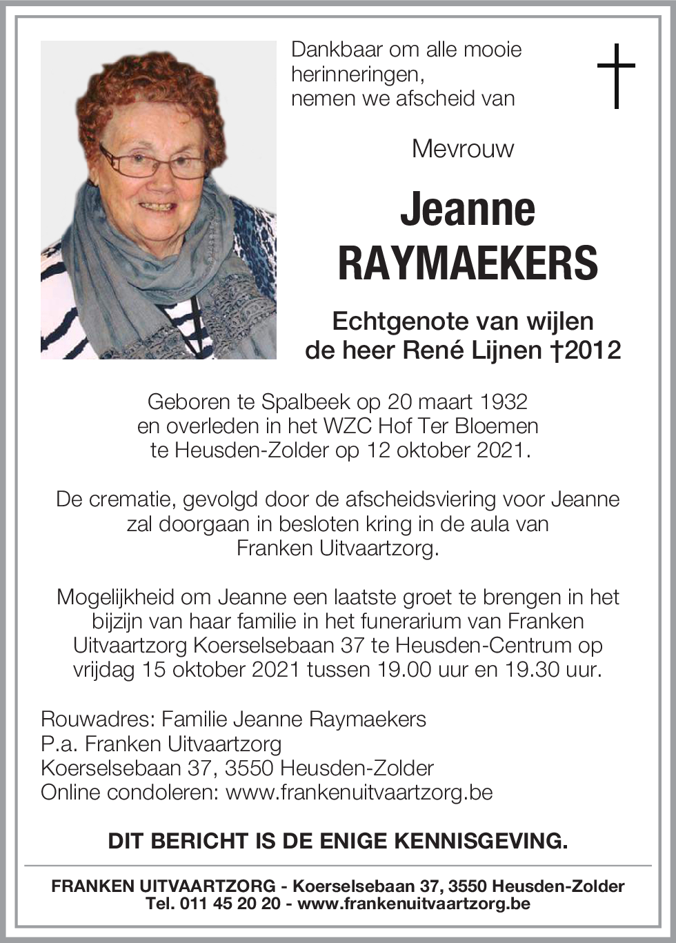 Jeanne Raymaekers
