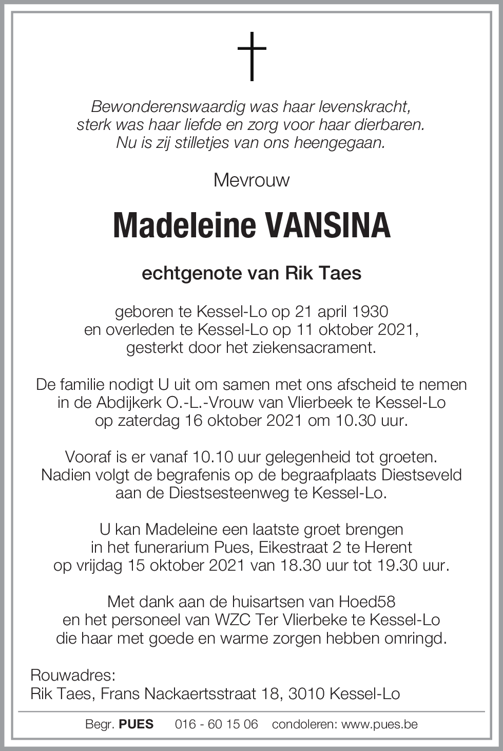 Madeleine Vansina