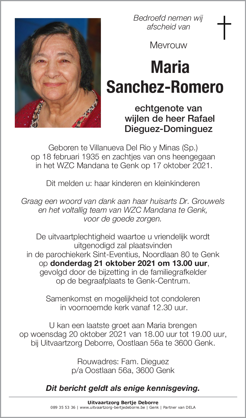 Maria Sanchez - Romero