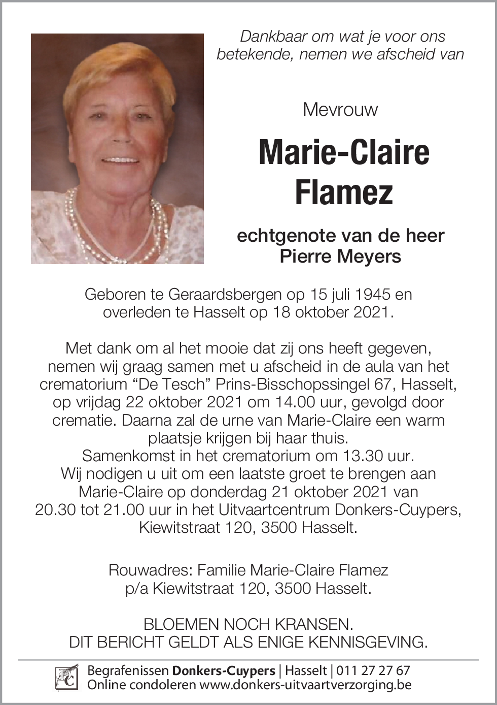 Marie-Claire Flamez