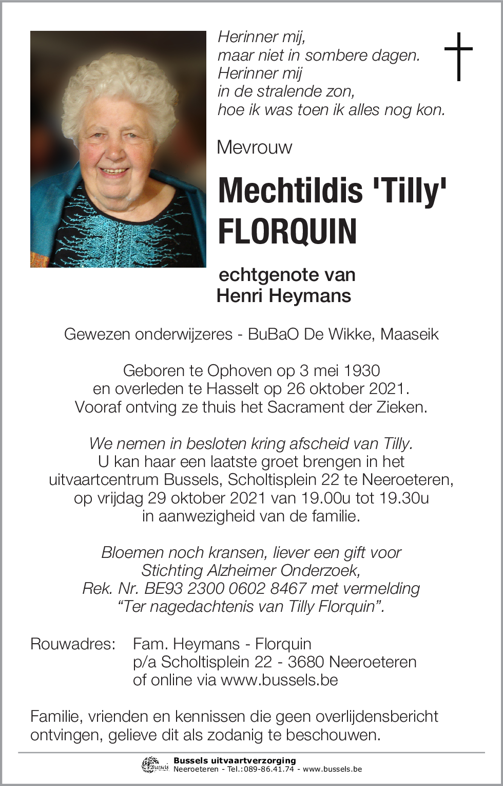 Mechtildis 'Tilly' Florquin