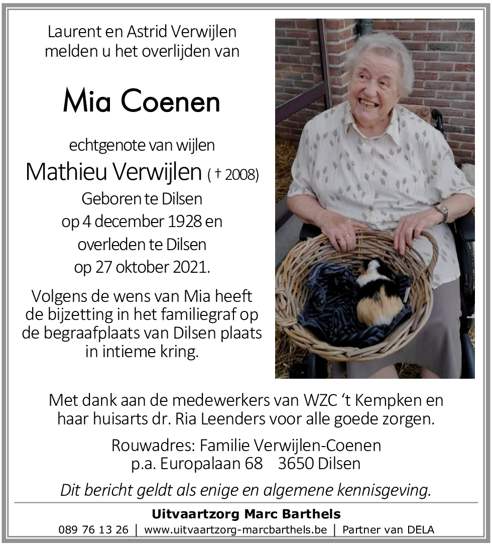 Mia Coenen