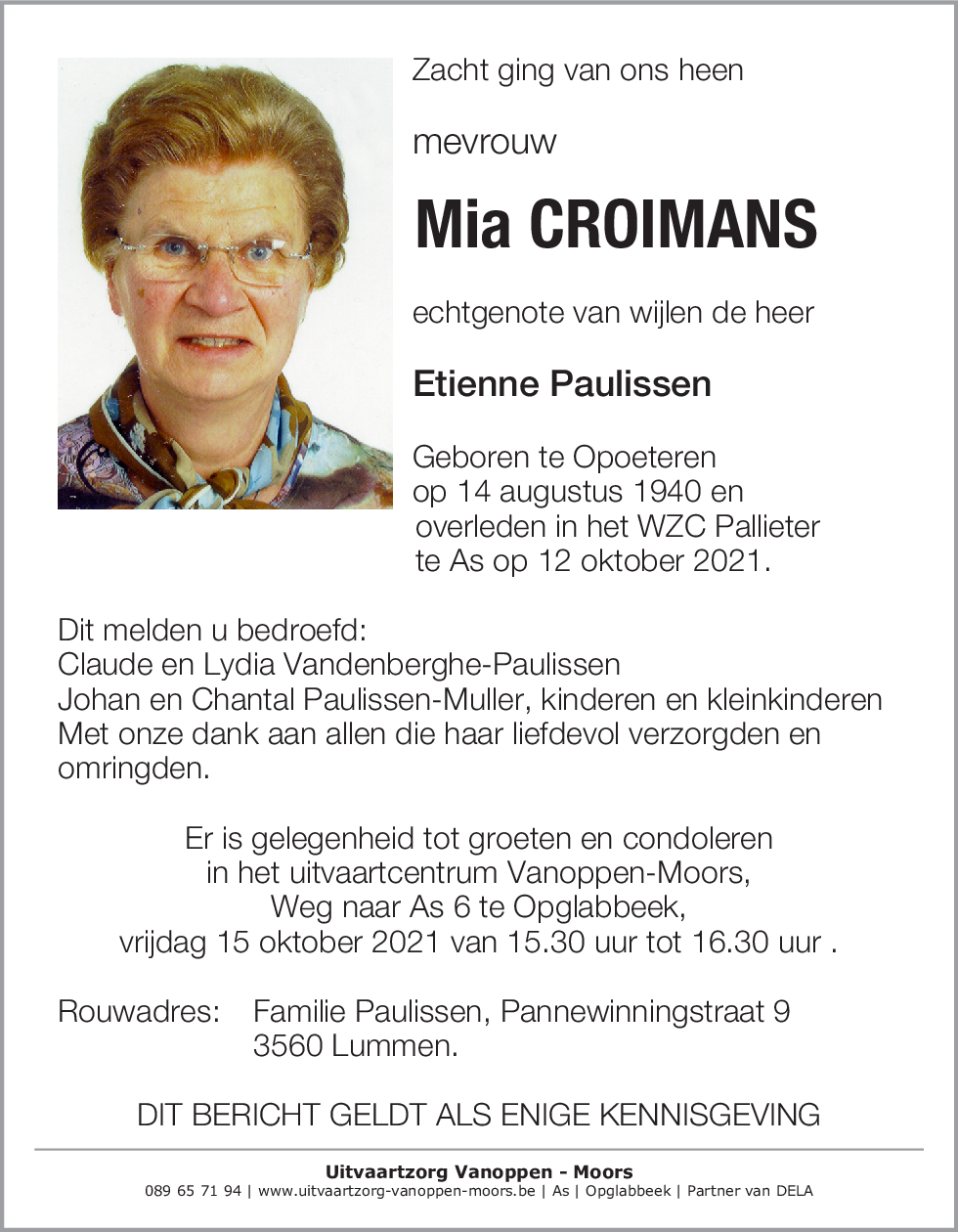 Mia Croimans