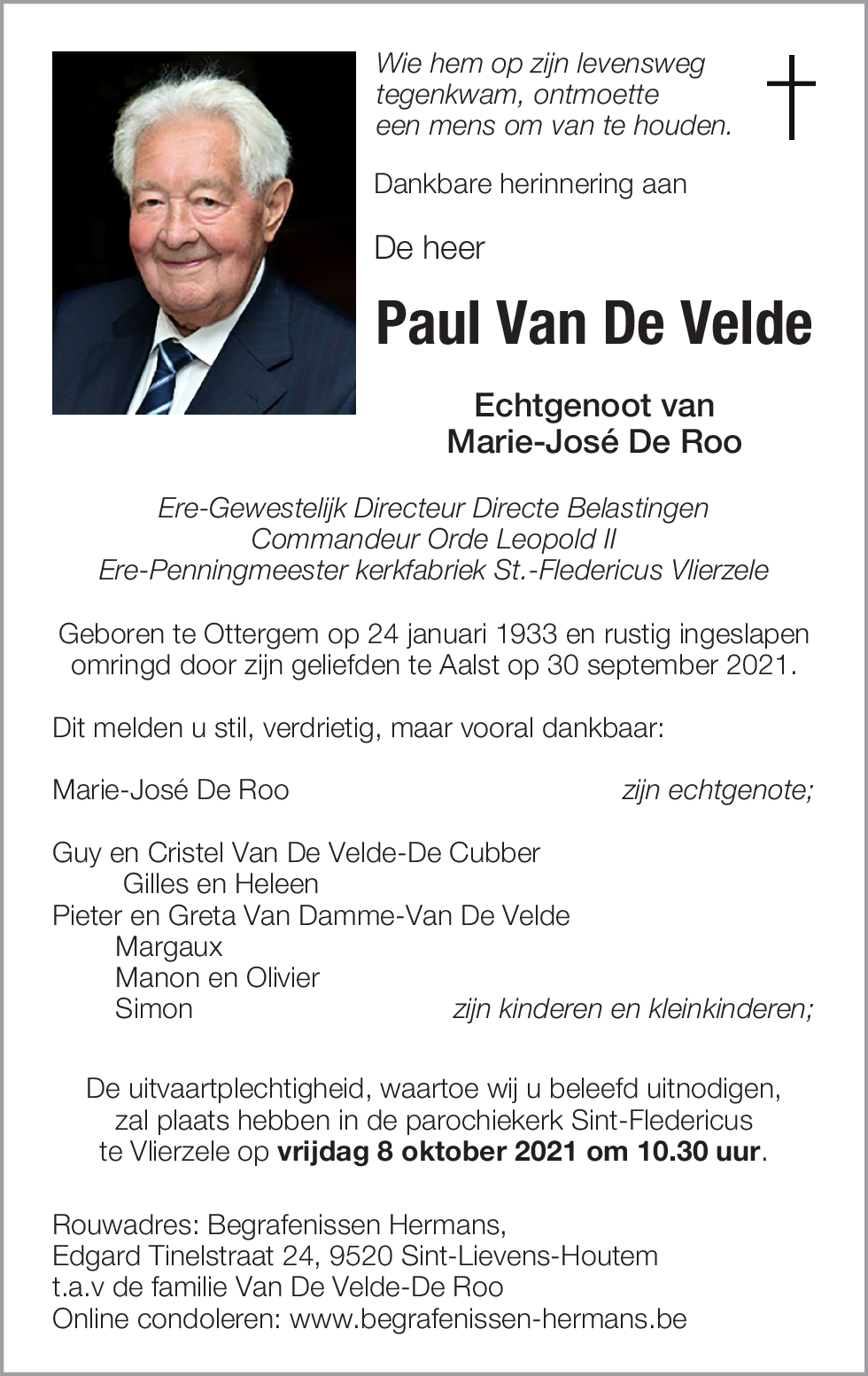 Paul Van De Velde