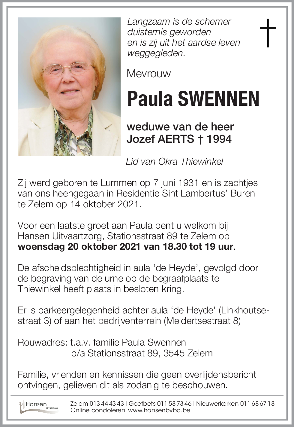 Paula SWENNEN