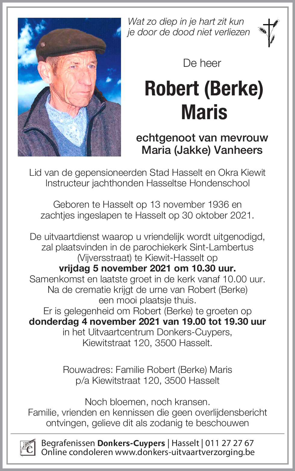 Robert (Berke) Maris