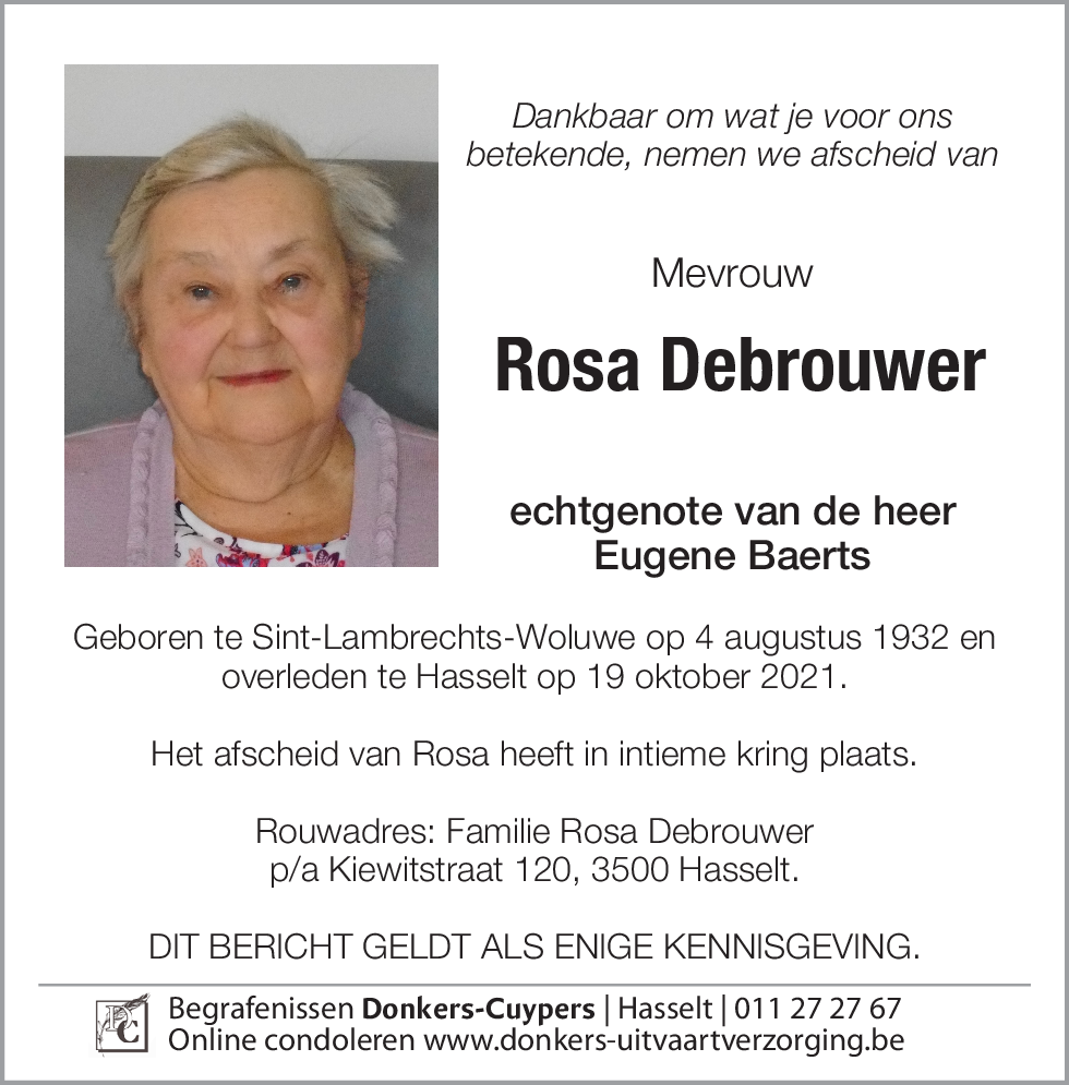 Rosa Debrouwer