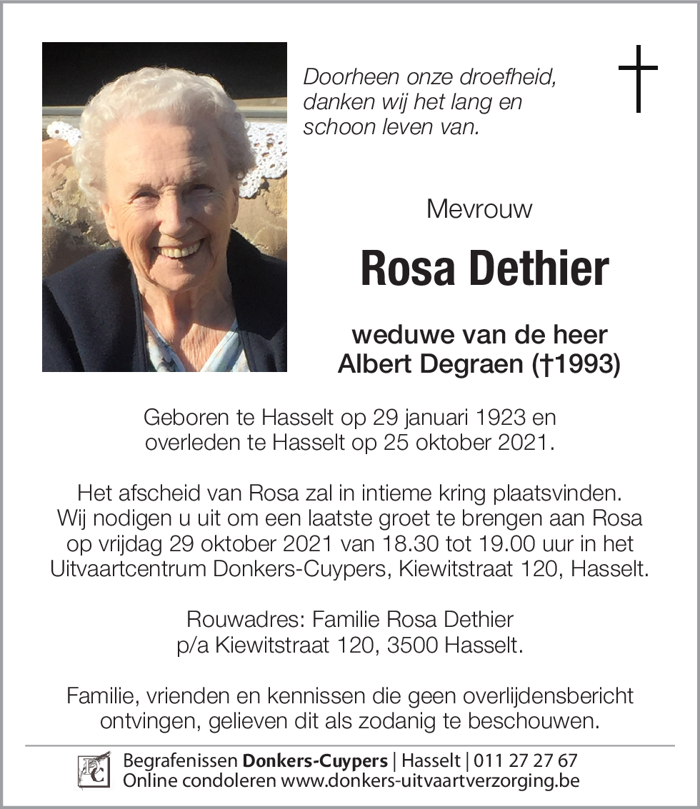 Rosa Dethier