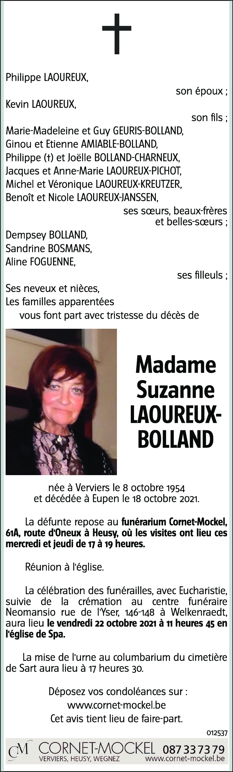 Suzanne LAOUREUX-BOLLAND