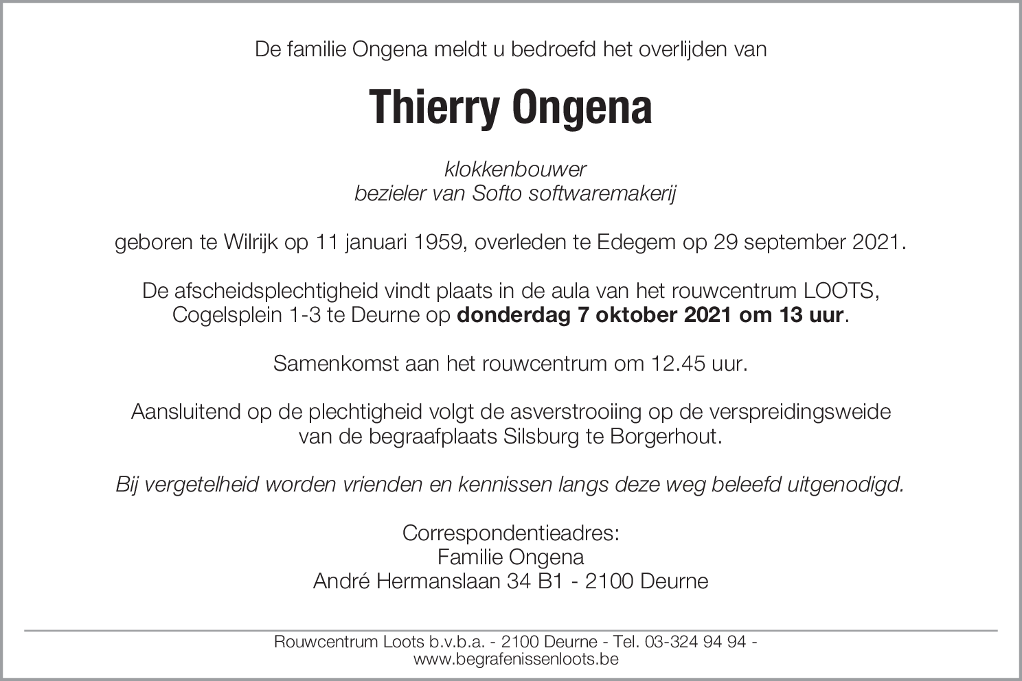 Thierry Ongena