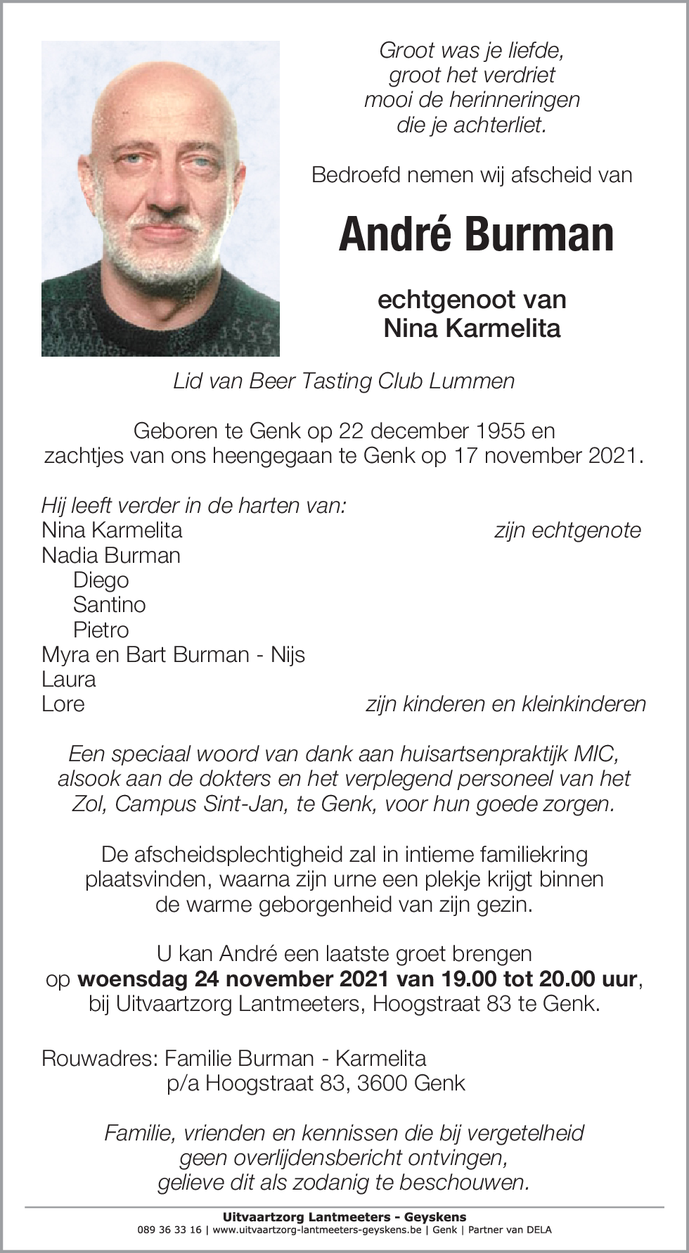 Andreas 'André' Burman