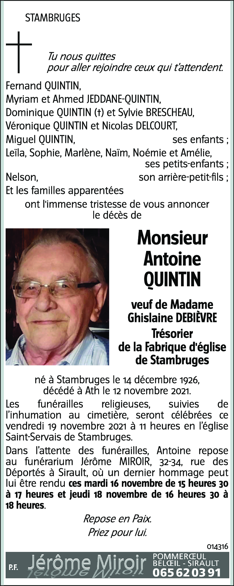 Antoine QUINTIN