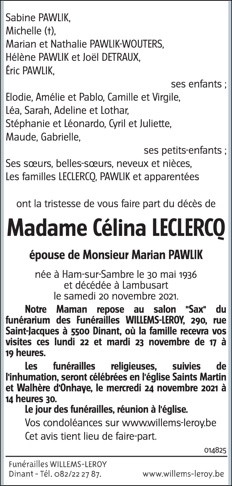 Célina LECLERCQ