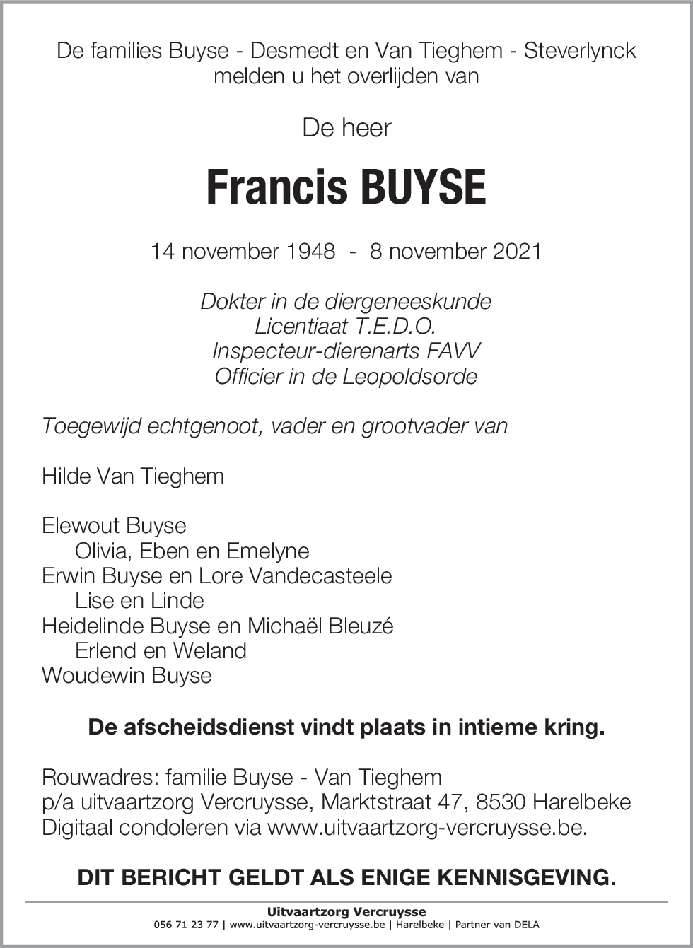 francis Buyse