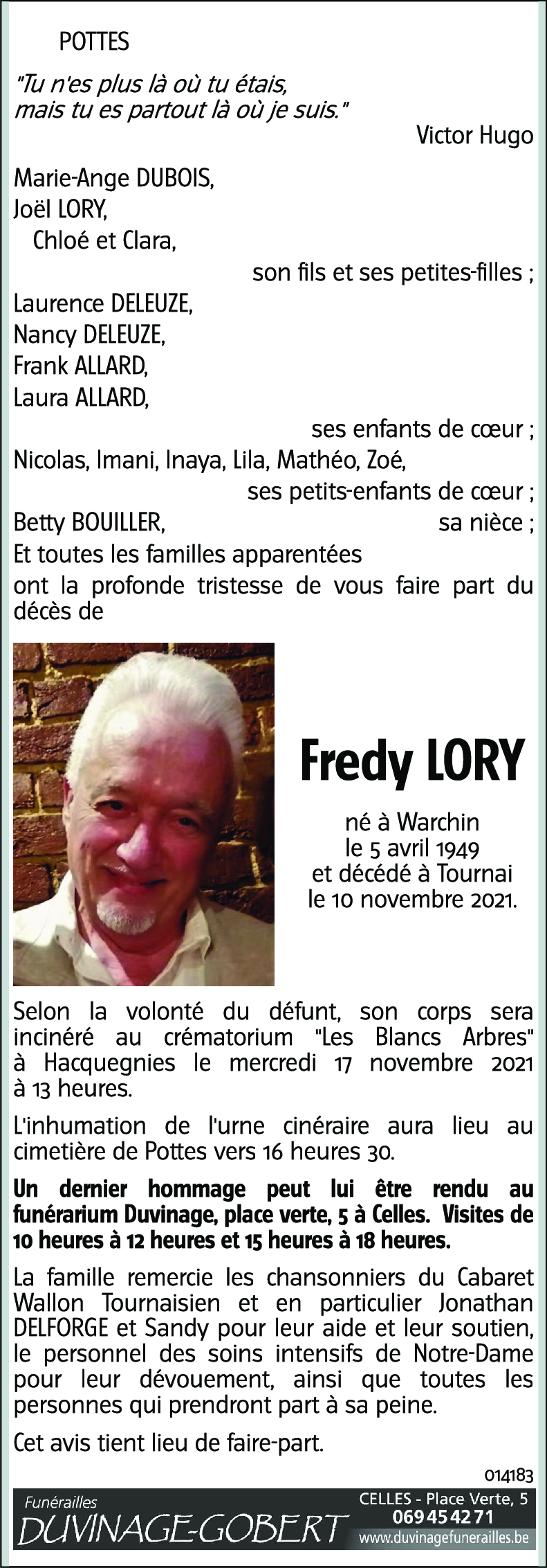 Fredy LORY