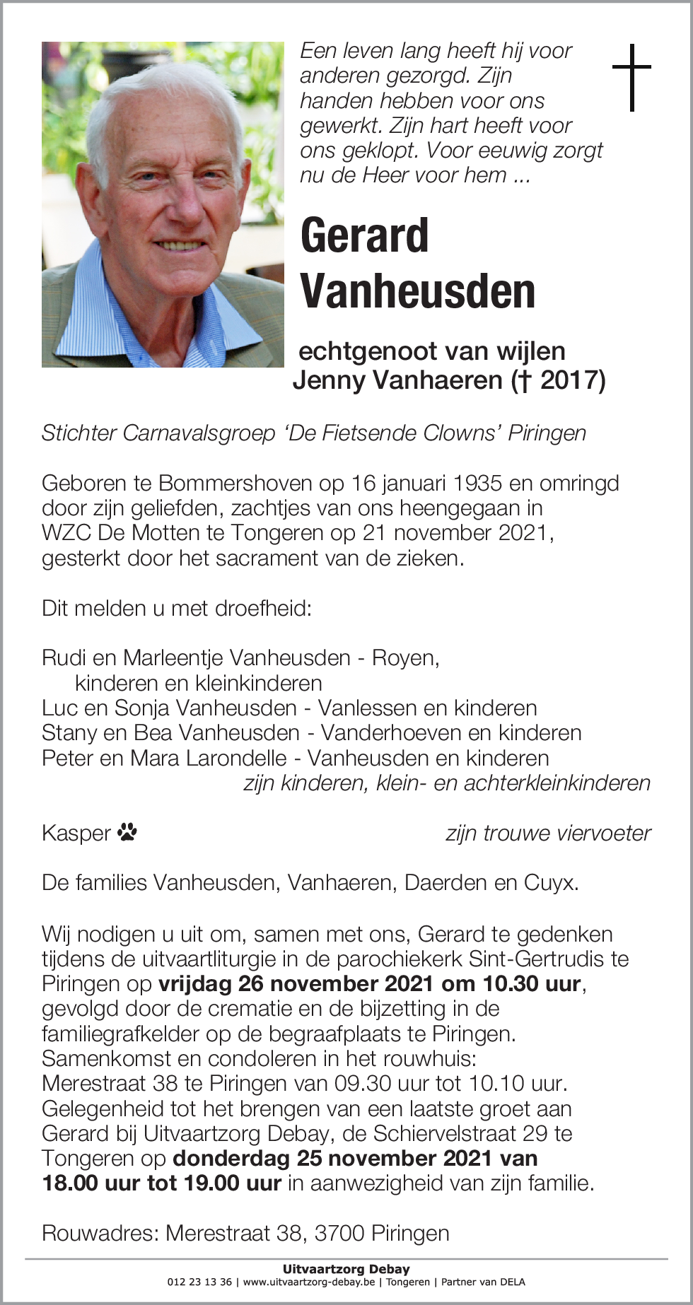 Gerard Vanheusden