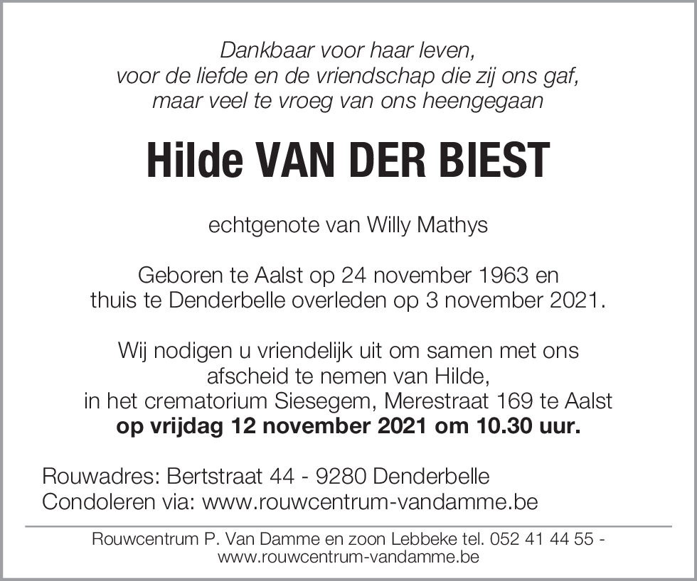 Hilde Van der Biest