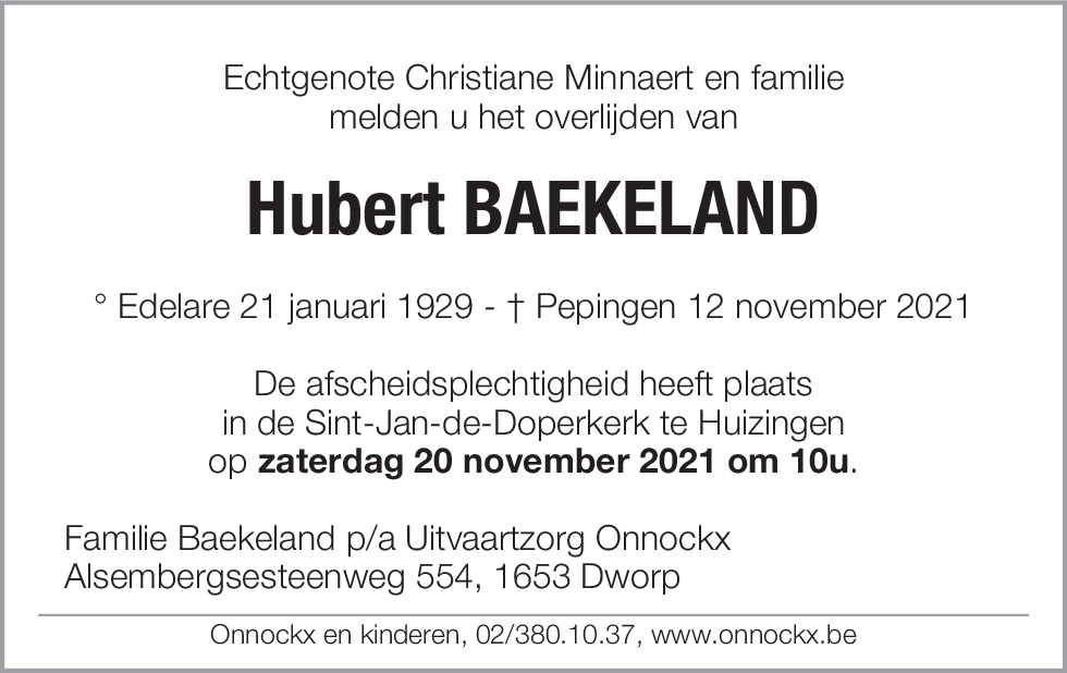 Hubert Baekeland