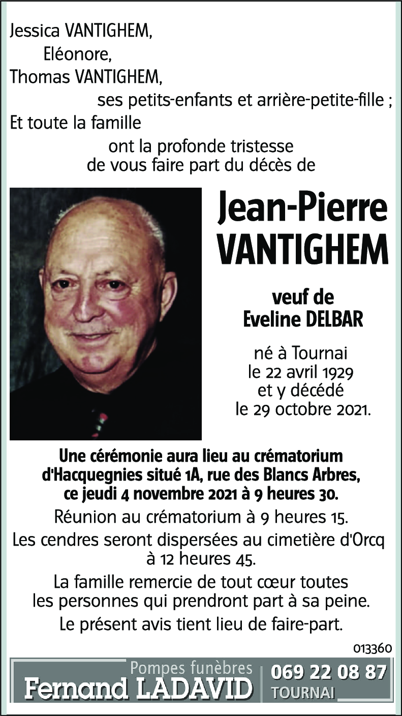 Jean-Pierre VANTIGHEM