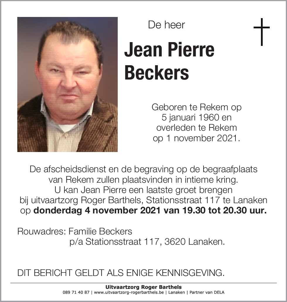 Jean Pierrre Beckers