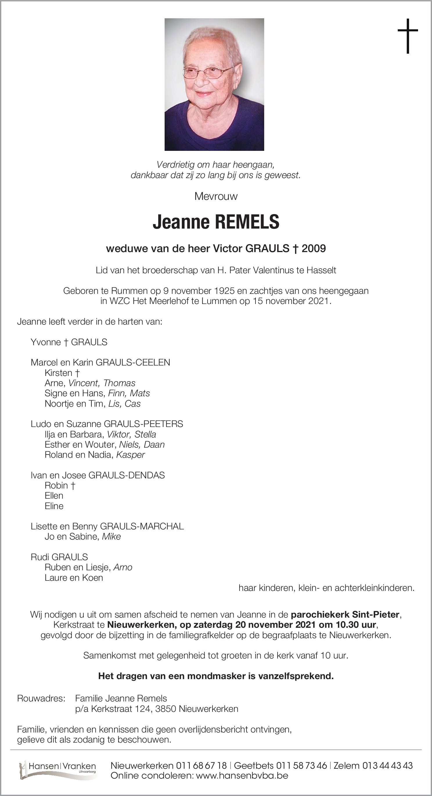 Jeanne REMELS