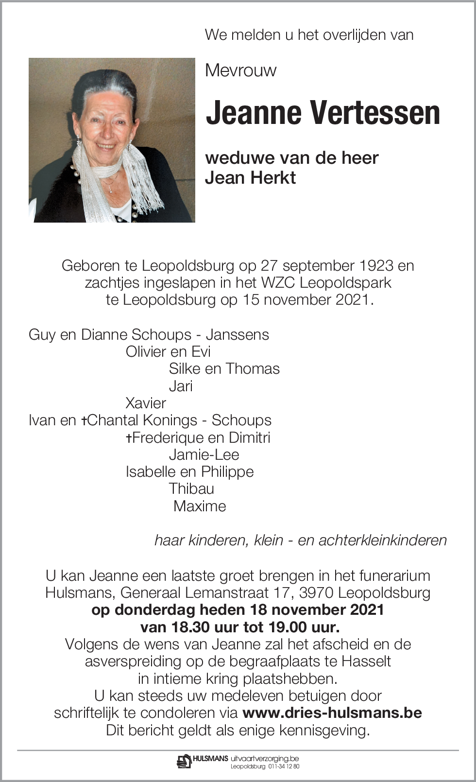 Jeanne Vertessen
